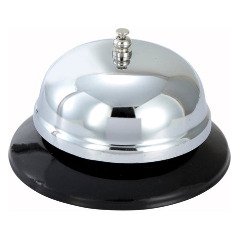 Winco CBEL-2 Chrome-Plated Call Bell, 4" Diameter