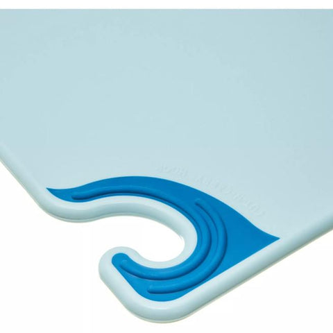 San Jamar CBG152012BL Saf-T-Grip Cutting Board, 15" x 20" x 1/2\" Blue
