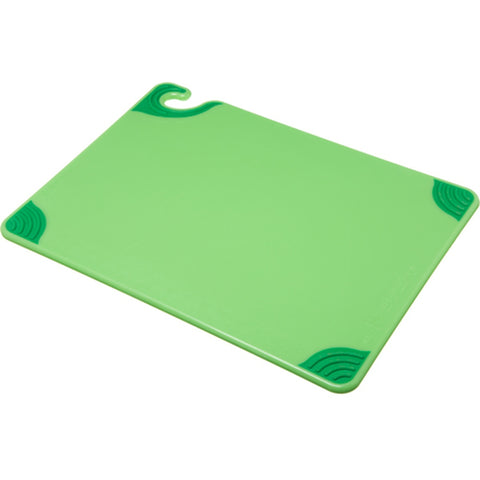 Carlisle FoodService Products CBG152012GN Saf-T-Grip Green Cutting Board, 15" x 20" x 1/2"