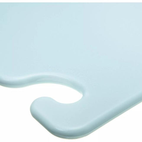 Carlisle CBG182412BL Saf-T-Grip 18" x 24" x 1/2" Blue Polyethylene Cutting Board