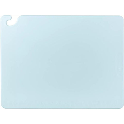 Carlisle CBG182412BL Saf-T-Grip 18" x 24" x 1/2" Blue Polyethylene Cutting Board