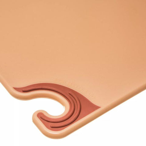 San Jamar CBG182412BR Saf-T-Grip Cutting Board 18" x 24" x 1/2" Brown