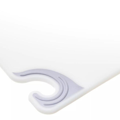 San Jamar CBG182412WH Saf-T-Grip Cutting Board, 18" x 24" x 1/2\" White