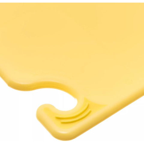 San Jamar CBG6938YL Saf-T-Grip 6" x 9" Yellow Bar Cutting Board