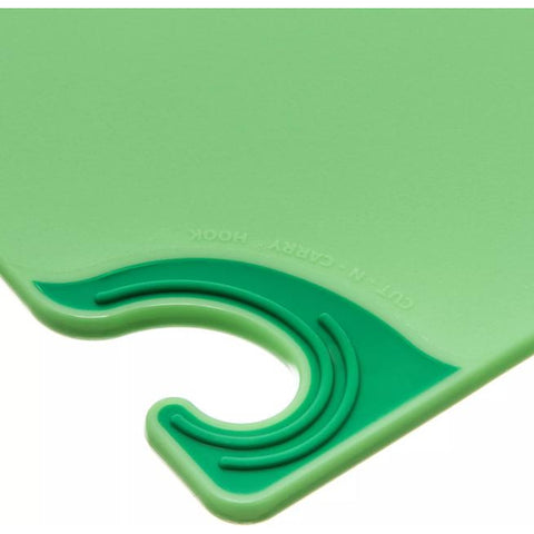 San Jamar CBG912GN Saf-T-Grip Cutting Board, 9" x 12" x 3/8\" Green