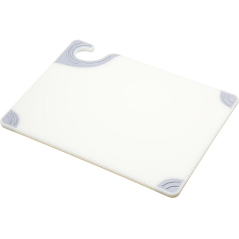 Carlisle FoodService Products CBG912WH Saf-T-Grip X-Pediter White Cutting Board 9" x 12" x 3/8"