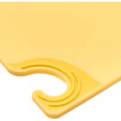 San Jamar CBG912YL Saf-T-Grip X-Pediter Yellow Cutting Board, 9 x 12 x 3/8 in