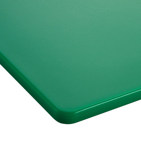 Winco CBGR-1218 HACCP Color-Coded Green Polyethylene Cutting Board, 12" x 18"