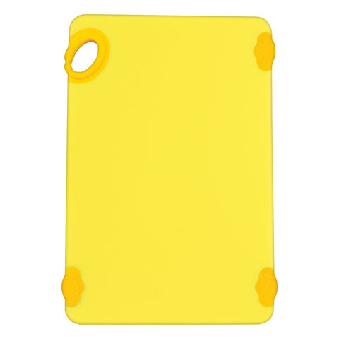 Winco CBK-1218YL STATIK Board Yellow Polyethylene Cutting Board, 12" x 18"