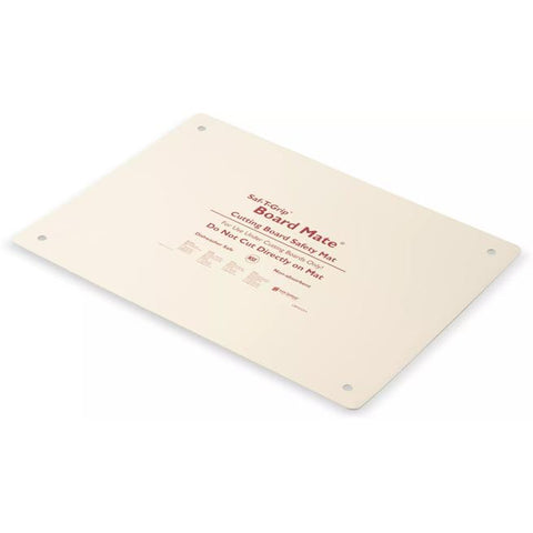 San Jamar CBM1622 Saf-T-Grip Cutting Board Mate 16" x 22" - White