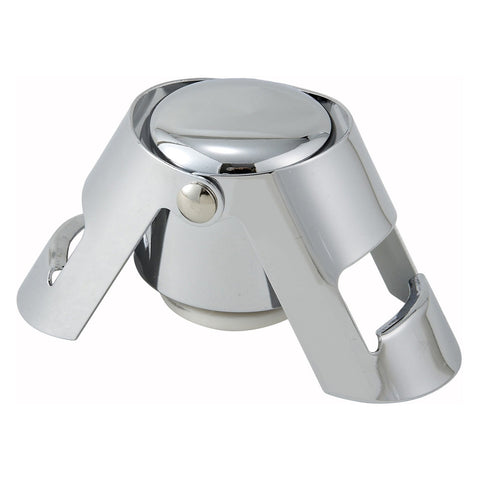 Winco CBS-1 Champagne Bottle Stopper with High-Gloss Chrome Finish