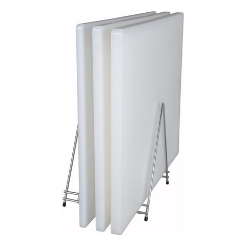Winco CBXH-1824 White Rectangular Polyethylene Cutting Board, 18" x 24" x 1"
