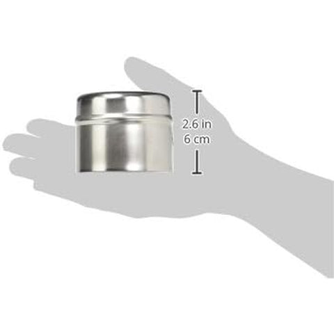 Winco CC-1 Round Stainless Steel Cookie Cutter, 3-Inch Diameter x 2-1/2-Inch Deep