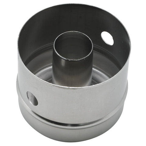 Winco CC-2 Stainless Steel Doughnut Cutter, 3" Dia x 2-1/2" Deep