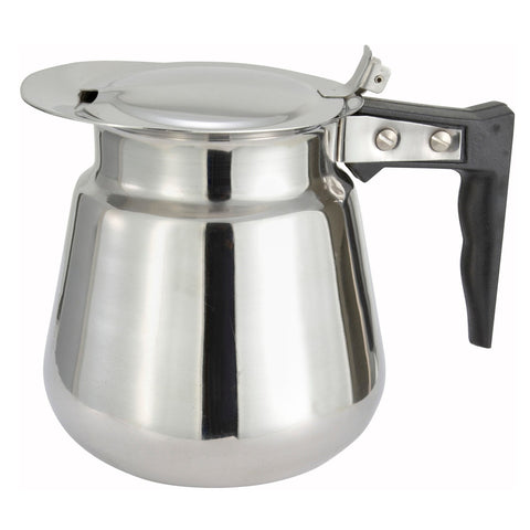 Winco CD-64O 64 oz Stainless Steel Coffee Server with Cover