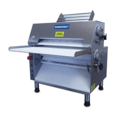 Somerset CDR-2000 Compact Dough Roller - 20" Synthetic Rollers, Double Pass