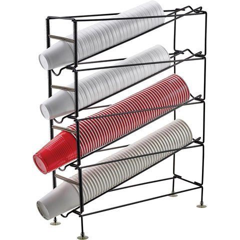 Winco CDR-4 4-Tier Cup Dispensing Rack