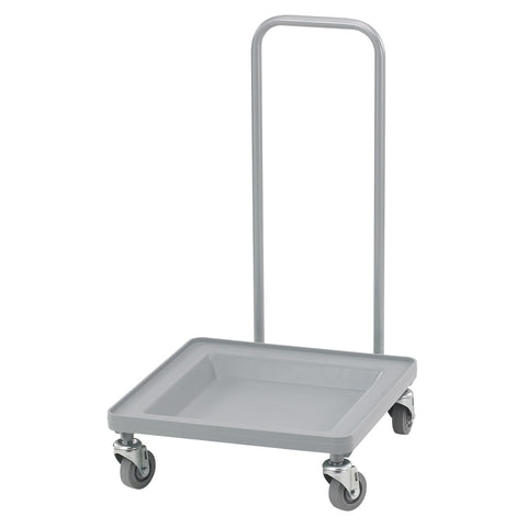 Cambro CDR2020H151 Camdolly Dish Rack Dolly with Handle, Soft Gray
