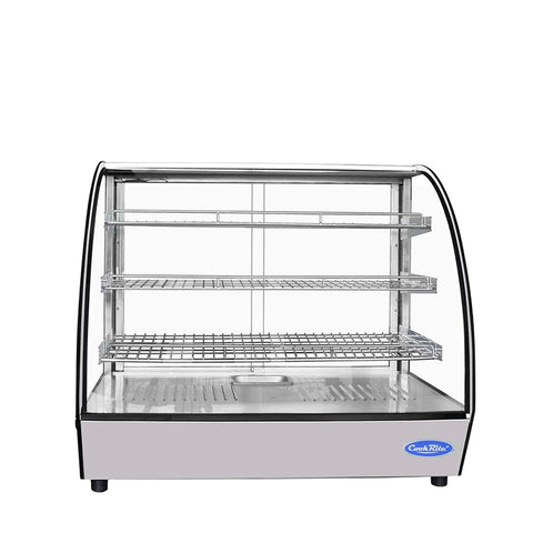 Atosa USA CHDC-44 Countertop Heated Curved Display Case, 4.4 Cu. Ft.