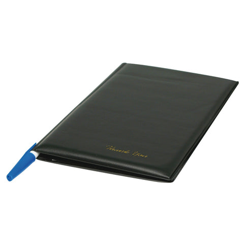 Winco CHK-1K Folding Guest Check Holder, 10" x 5-1/2"