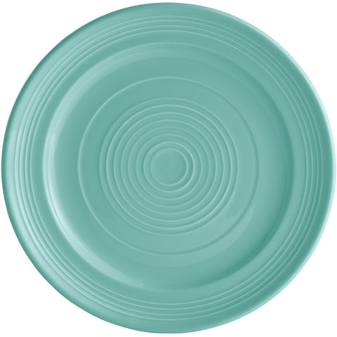 Tuxton China CIA-104 Concentrix 10-1/2" Island Blue China Plate