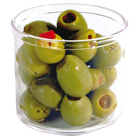 Winco CJ-7G Glass Condiment Jar, 7 oz, Clear Round