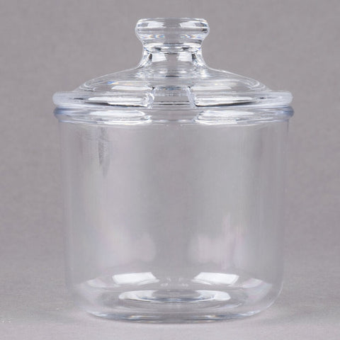 Cambro CJ80CW135 8 oz. Camwear Condiment Jar with Slotted Lid