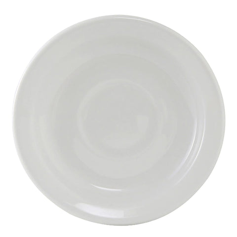 Tuxton China CLE-057 5-7/8" Round Porcelain White Alaska/Colorado China Saucer