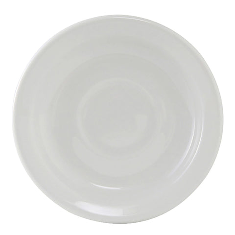 Tuxton China CLE-057 5-7/8" Round Porcelain White Alaska/Colorado China Saucer