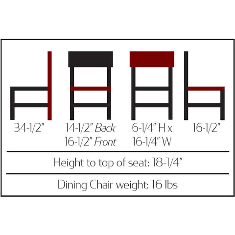 Oak Street Manufacturing CM-W702-2 Timber 2.0 Series Side Chair