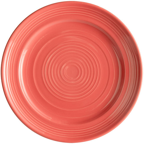 Tuxton China CNA-104 Concentrix 10 1/2" Cinnebar China Plate