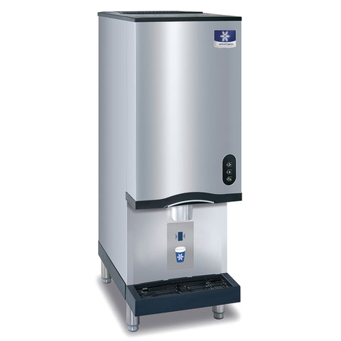 Manitowoc Ice CNF0202A-L Countertop Nugget Ice Maker and Water Dispenser, 315 lb./Day, 20 lb. Bin, Lever Dispensing, 115V