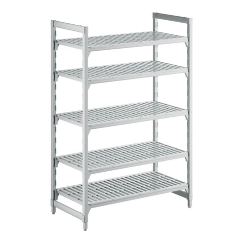 Cambro CPU244872V5480 Camshelving Premium 5-Shelf Vented Starter Shelving Unit, 24" x 48" x 72"