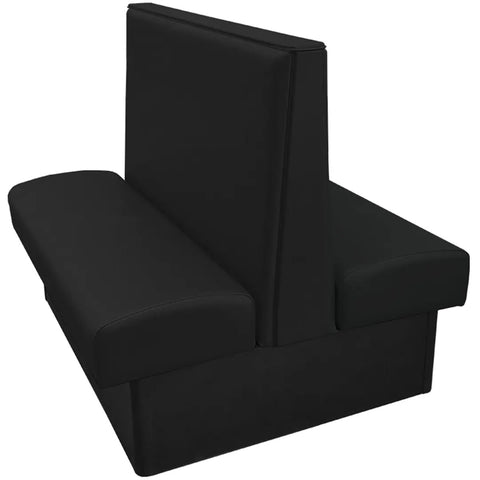Oak Street CR-4842D Cornell Double Plain Back Booth, 48"L x 42"H, Upholstered Seat and Back