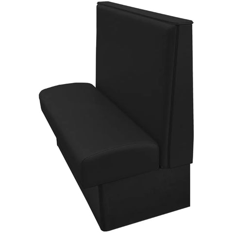 Oak Street CR-4842S Cornell Single Plain Back Booth, 48"L x 42"H