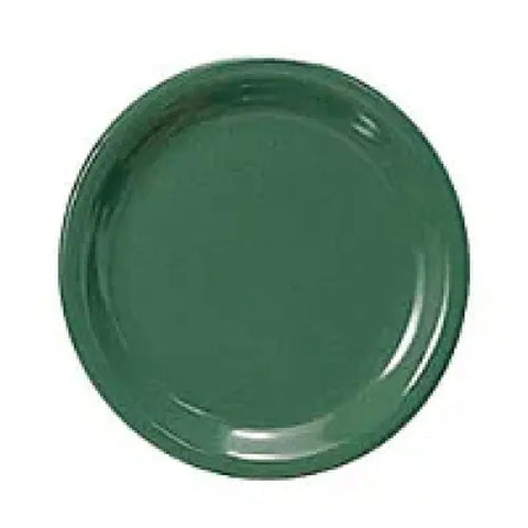 Thunder Group CR109GR 9" Narrow Rim Round Melamine Plate, Green