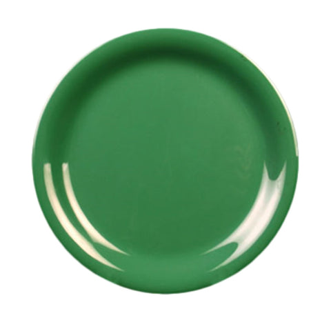 Thunder Group CR109GR 9" Narrow Rim Round Melamine Plate, Green