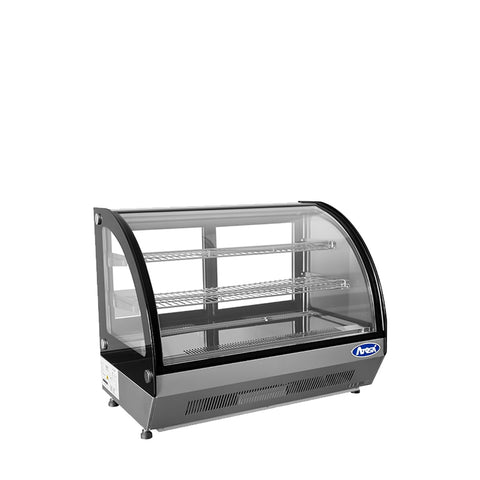 Atosa CRDC-35 Countertop Refrigerated Curved Display Case, 3.5 cu. ft.
