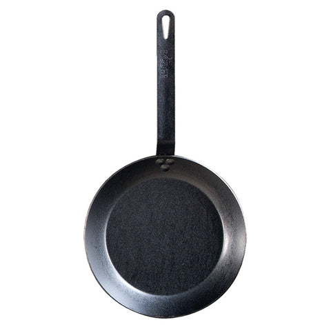 Lodge Manufacturing CRS12HH61 12 Inch Pre-Seasoned Carbon Steel Skillet with Silicone Hot Handle Holder