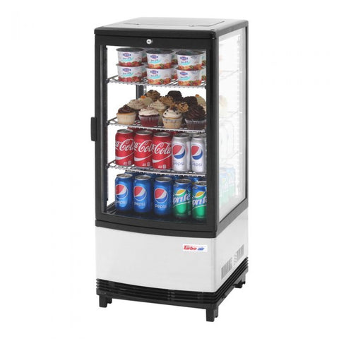 Turbo Air CRT-77-1R-N Countertop Glass Merchandiser Refrigerator