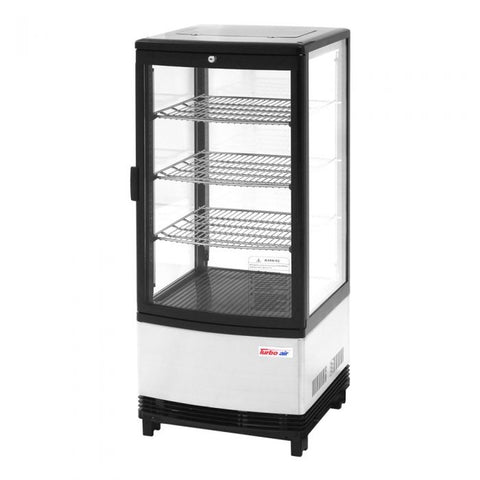 Turbo Air CRT-77-1R-N Countertop Glass Merchandiser Refrigerator