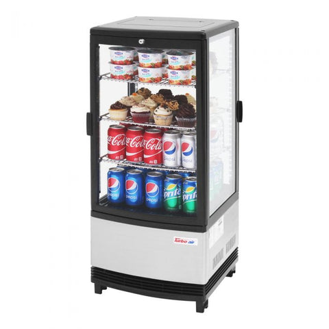 Turbo Air CRT-77-2R-N Countertop Glass Merchandiser Refrigerator