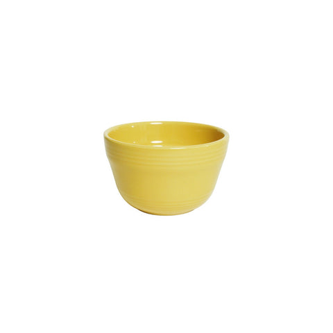 Tuxton China CSB-0752 3-3/4" Saffron Ceramic Round Bouillon Cup, 7-1/2 oz.