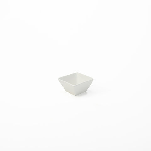 American Metalcraft CSC20 2 oz White Square Porcelain Sauce Cup