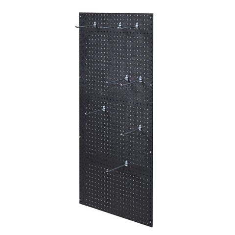 Cambro CSPEGKIT24110 Camshelving Pegboard Storage System 24" x 48\" Matte Black ABS Plastic