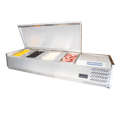 Enhanced Refrigeration CTSP-48-15-HC 48" Countertop Refrigerated Sandwich/Toppings Station