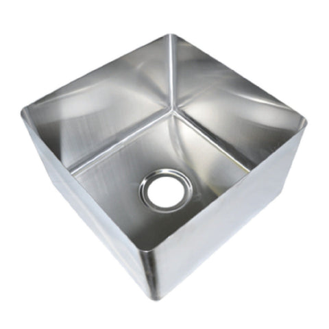 John Boos CUTCSB30 Weld-In Undermount Sink Bowl, 1-Compartment, Stainless Steel