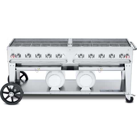 Crown Verity CV-CCB-72 Club Series 72 in Propane Outdoor Grill with Horizontal Tanks