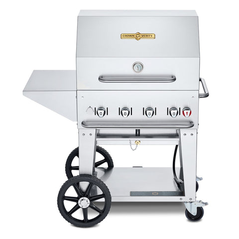 Crown Verity CV-MCB-30PKG 30 in Mobile Outdoor Gas Grill Package (4 Burner)