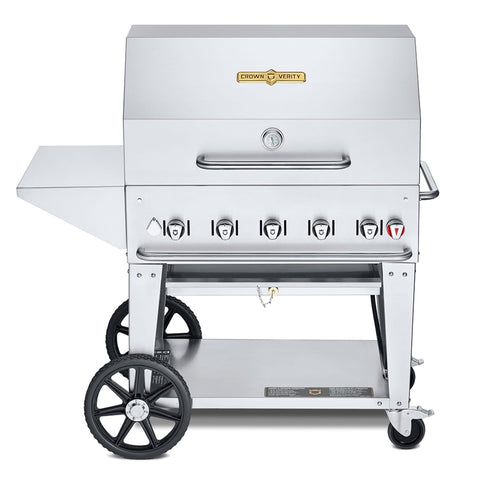 Crown Verity CV-MCB-36PKG 36 Inch Mobile Grill Package